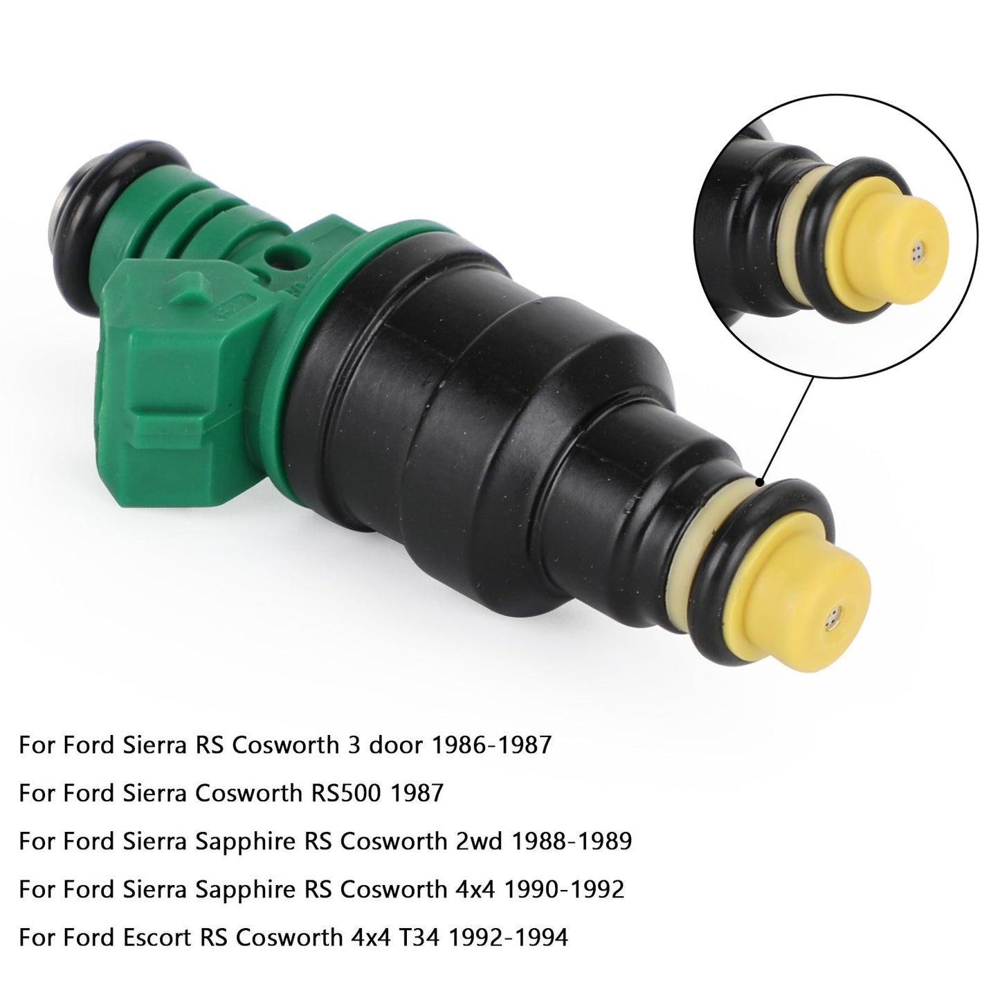 1988-1989 Ford Sierra Sapphire RS Cosworth 2wd 1PCS/6PCS Fuel Injectors 0280 150 803 0280150803 95160611000