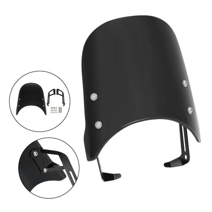 19-23 Scrambler 1200 XC XE & 16-23 Street Twin 900 Black Windshield WindScreen