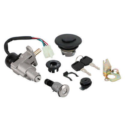 GY6 50 70 90 110 125 150 CC Scooters Ignition Key Switch Tank Cap Seat Lock Set