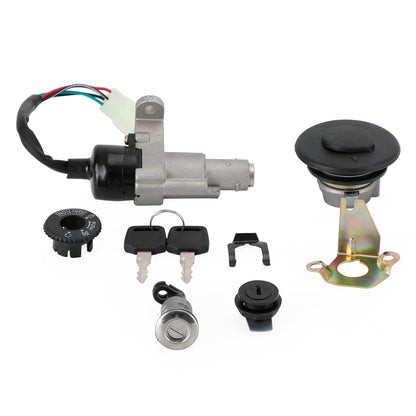 GY6 50 70 90 110 125 150 CC Scooters Ignition Key Switch Tank Cap Seat Lock Set