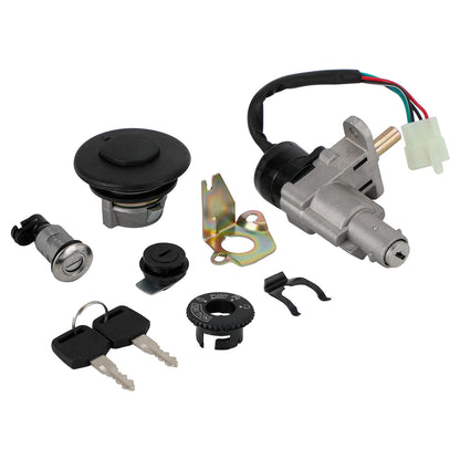 GY6 50 70 90 110 125 150 CC Scooters Ignition Key Switch Tank Cap Seat Lock Set