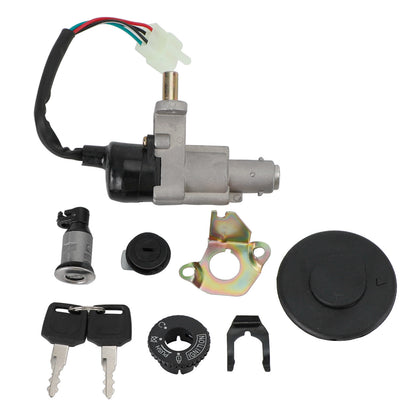 GY6 50 70 90 110 125 150 CC Scooters Ignition Key Switch Tank Cap Seat Lock Set