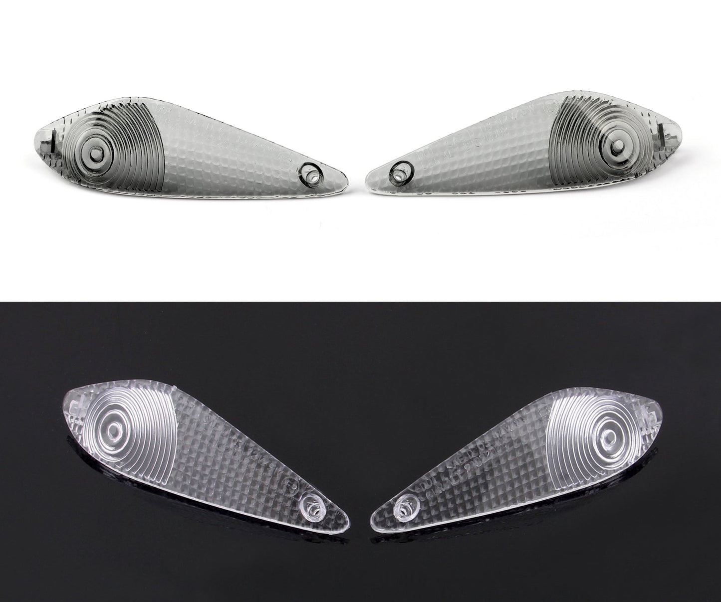 Lentille de clignotants avant pour MV Agusta Strada F4 F1000 Brutale 2001-2009