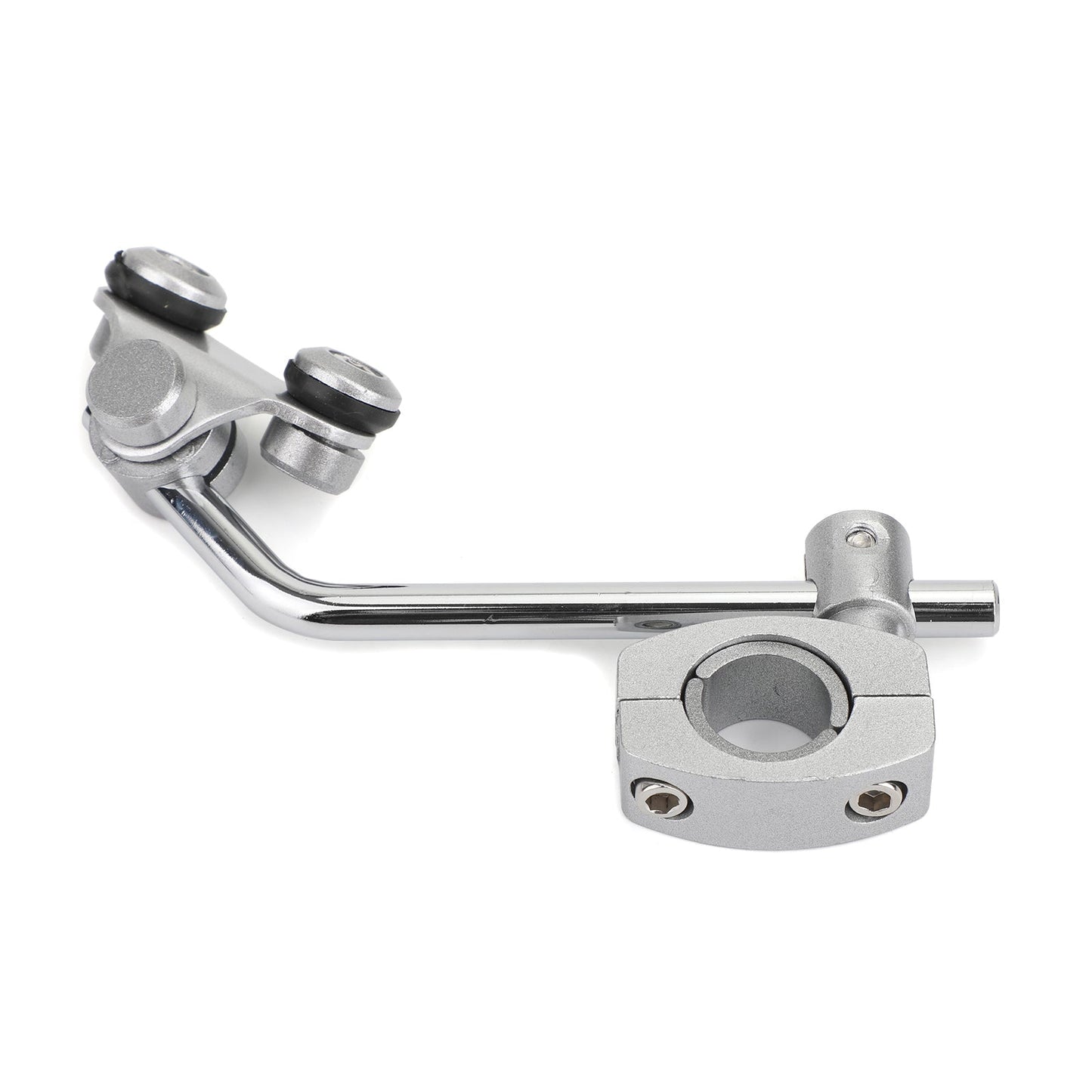 Support de fixation universel pour pare-brise de guidon standard 7/8" 22 mm, argent