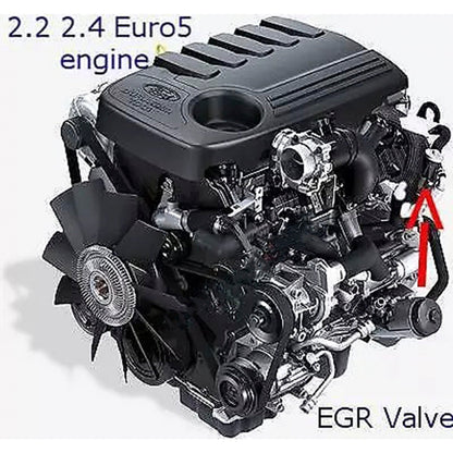EGR Valve Block Plate for Ford Transit Custom Euro5 & 6 2.2L 2.4 TDCi 2011 on