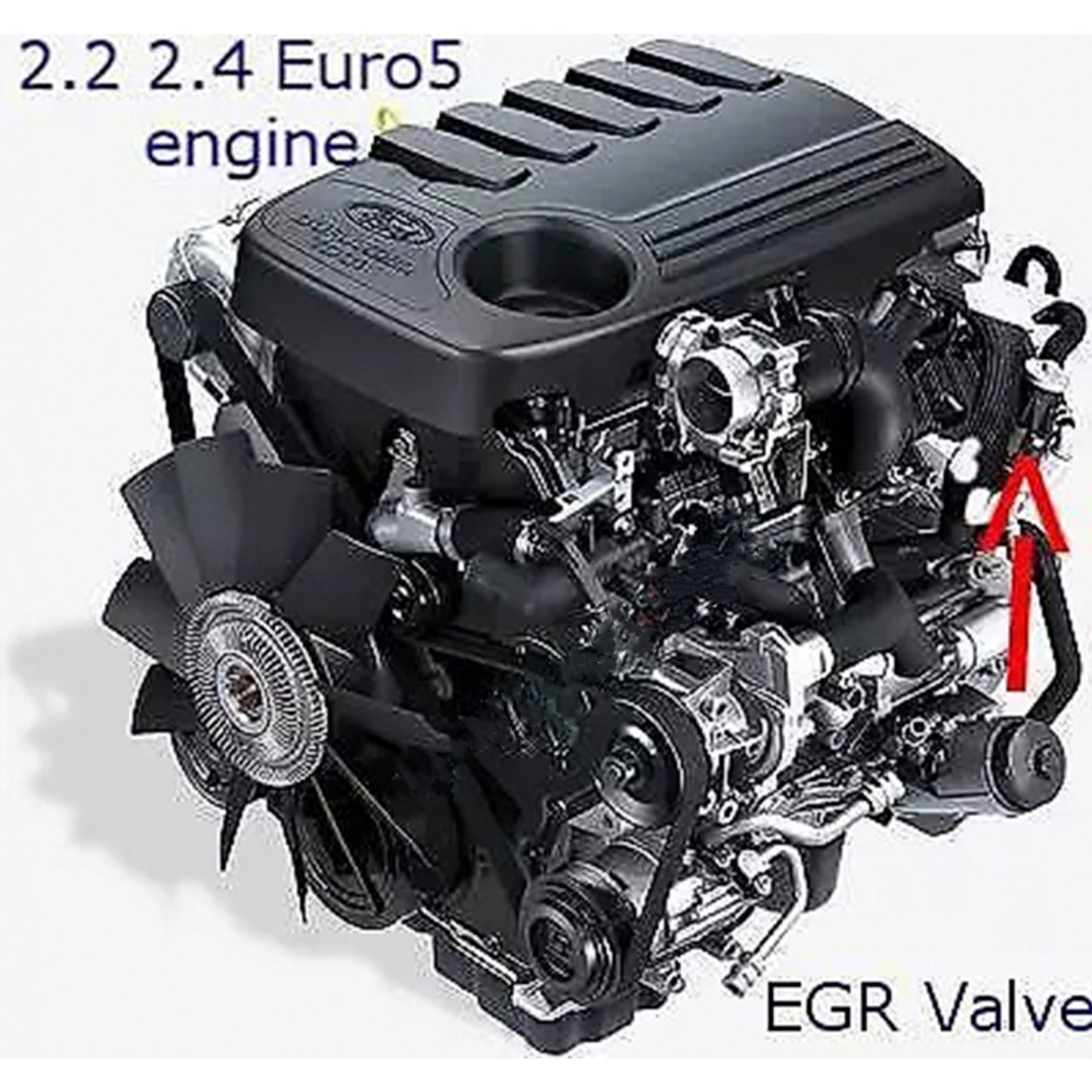 Land Rovers 2.2L Euro5 EGR Valve Block Plate