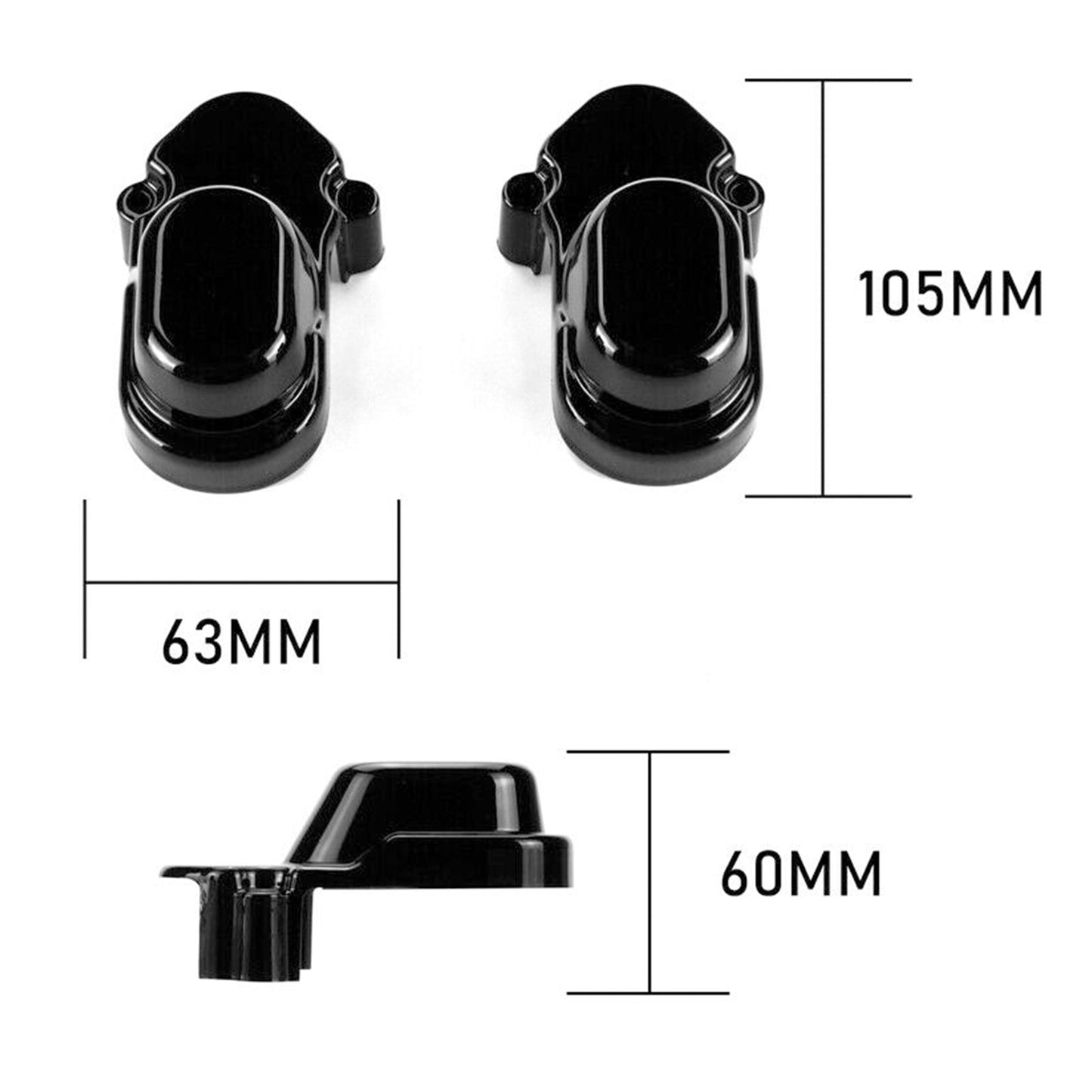 Cache-écrou de couvercle d'essieu arrière pour Sportster 1200 XL1200C 883 2005-2017, noir
