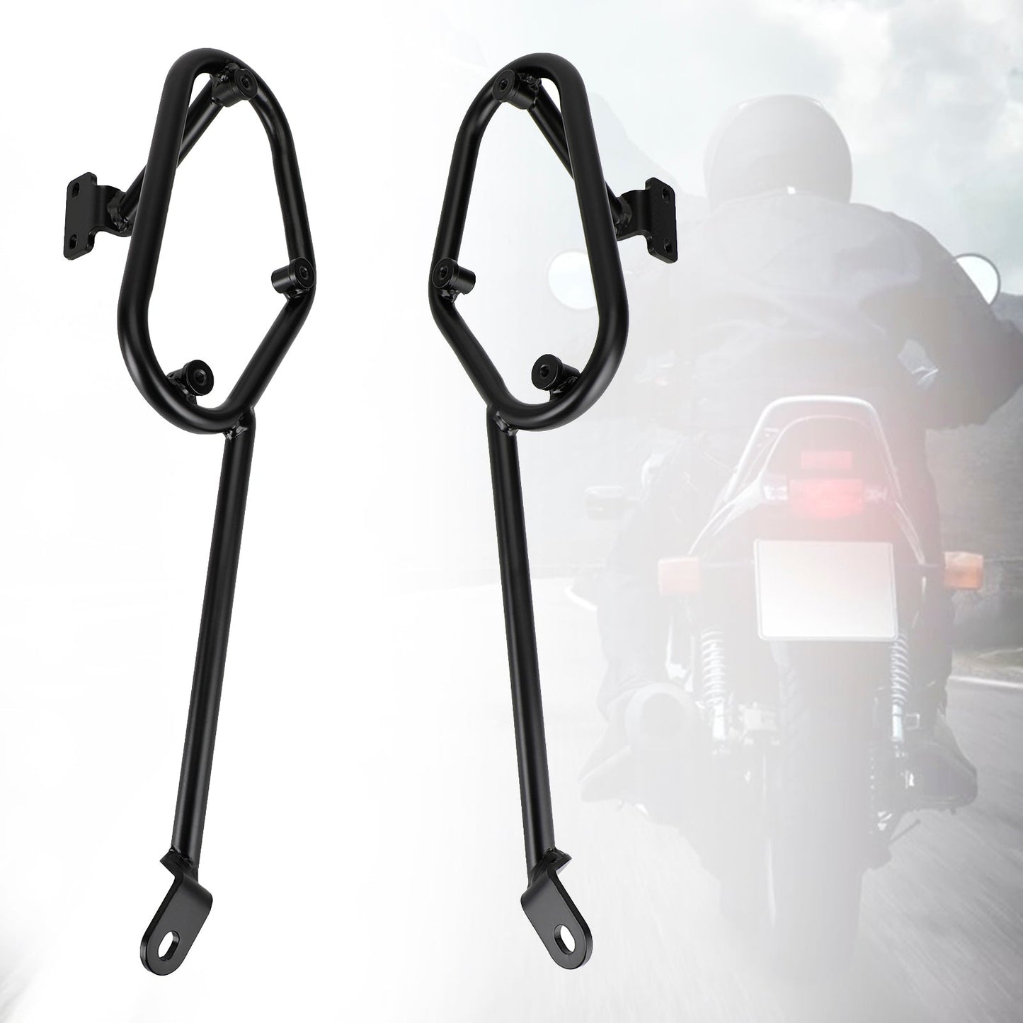 Luggage Rack Side Saddle Bag Mount Bracket Fit For For Yamaha Mt-07 18-22 19 20 21