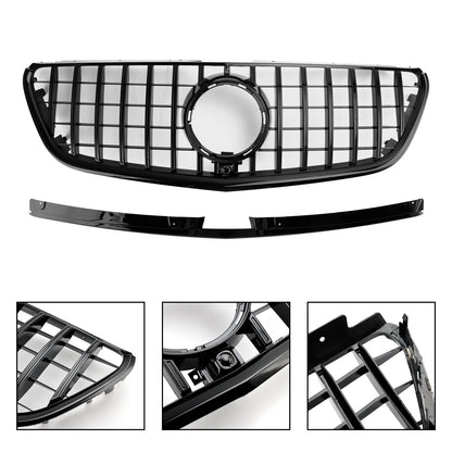 2015-2019 Mercedes Benz Vito W447 111CDI 114CDI 116CDI 119CDI GT Stlye Front Bumper Grill Gloss Black Grill