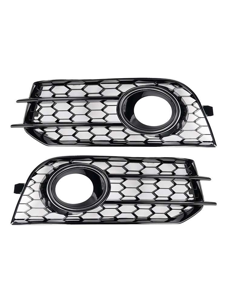 2010-2014 Audi A1 Black Front Bumper Honeycomb Fog Grille Cover