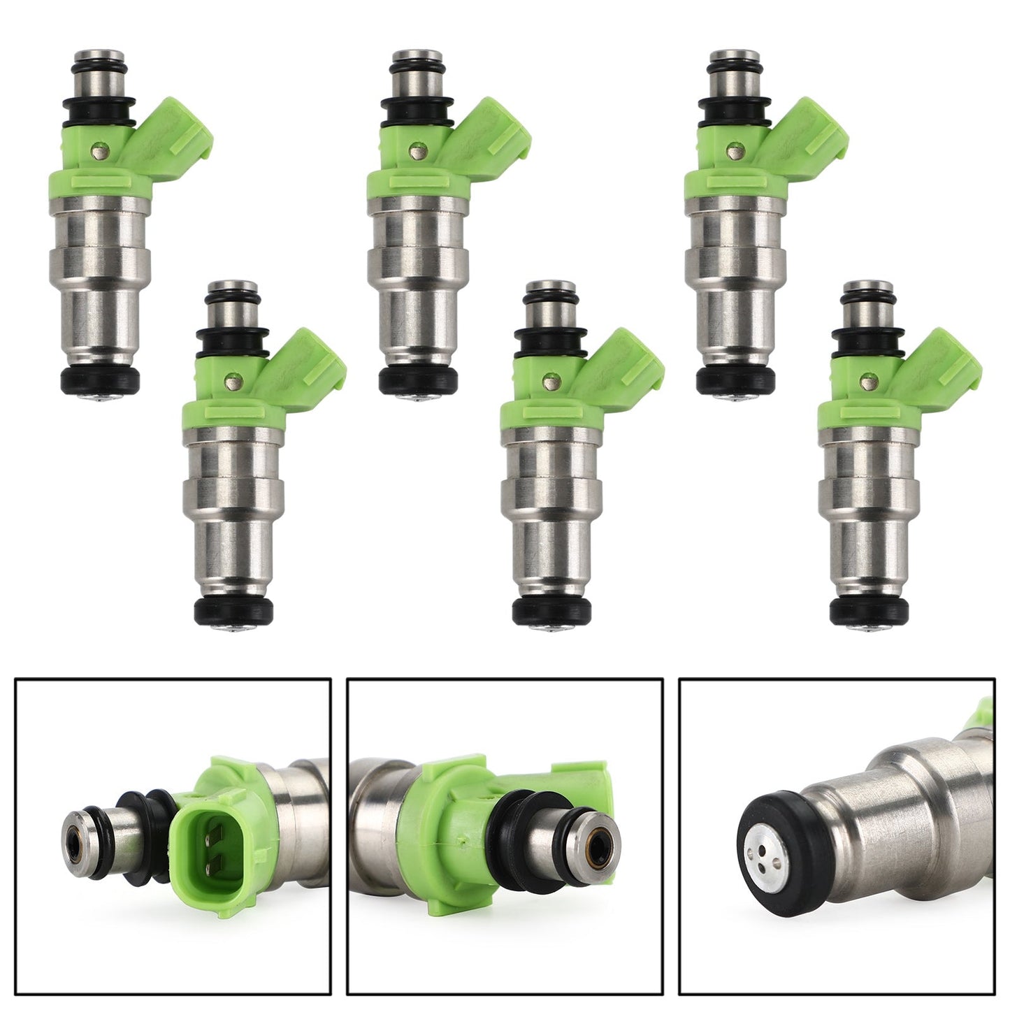 Inyectores de combustible para Toyota Supra 3.0L (1989-1992), 6 piezas, 23250-70080 y 2320970080