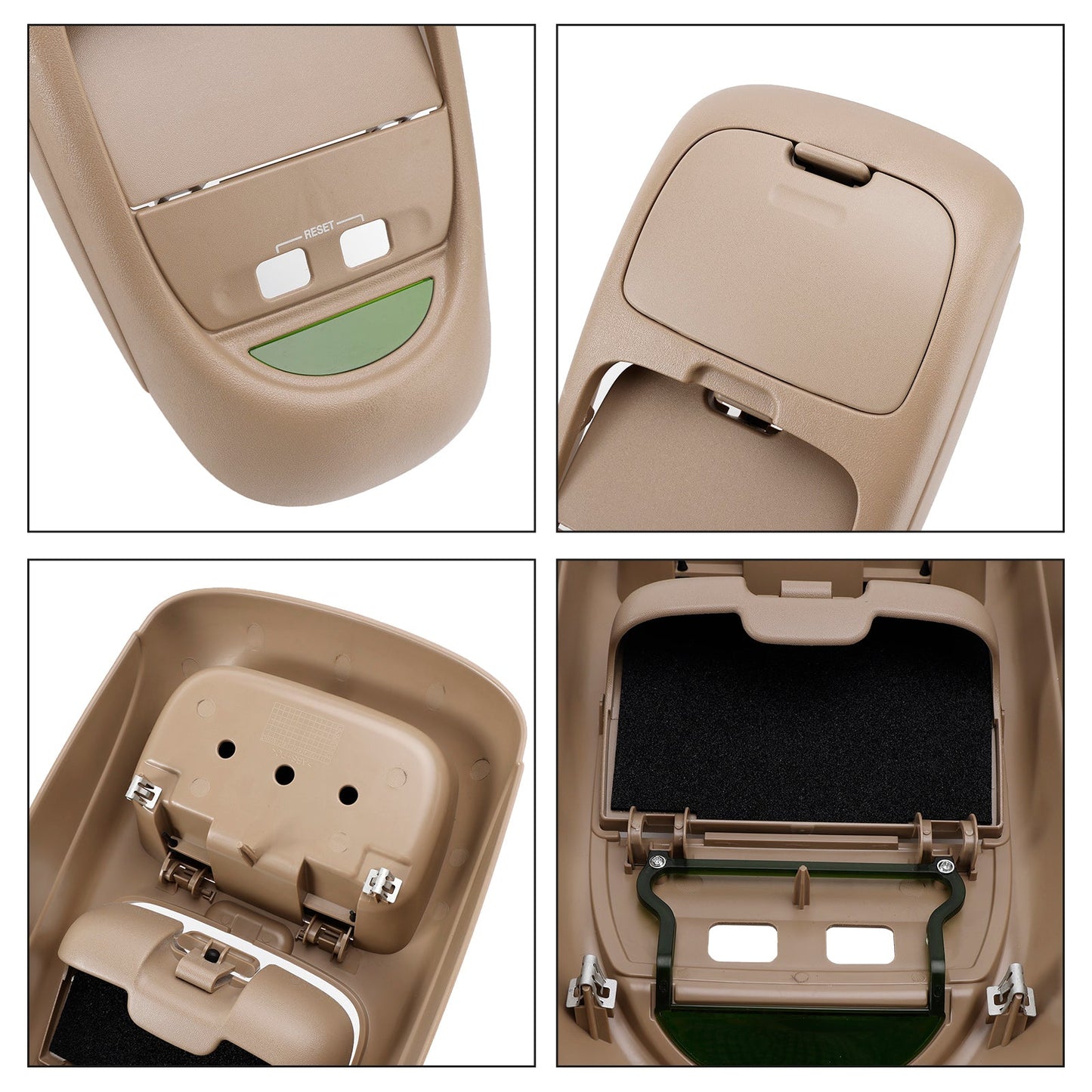 2002-2004 Ford Super Duty F250 F350 F450 F550 Truck 2C3Z25519A70AAB Overhead Console Assembly w/o Sunroof