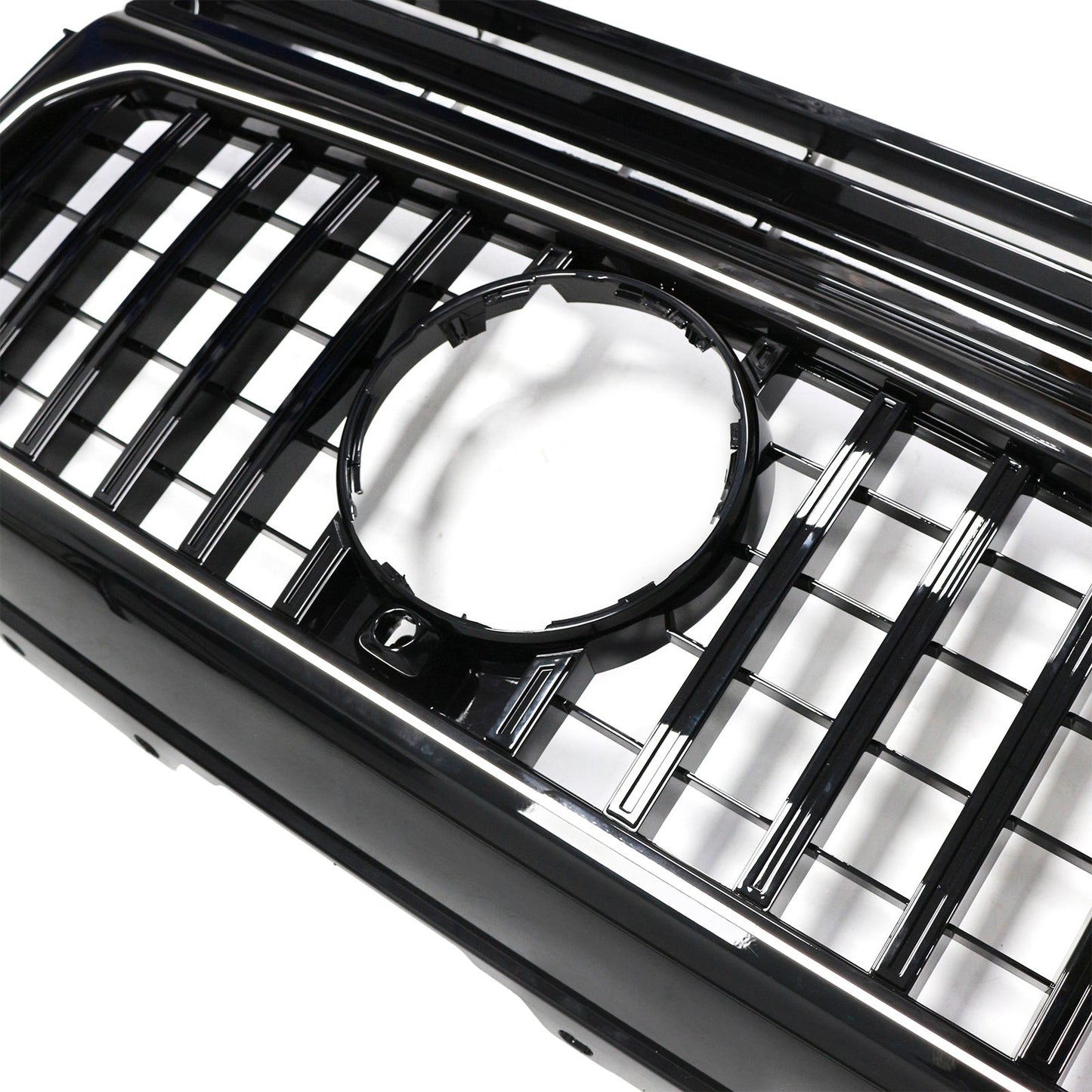 1990-2018 Mercedes Benz G-Class W463 Gloss Black Front Bumper Grill Grille W/Led
