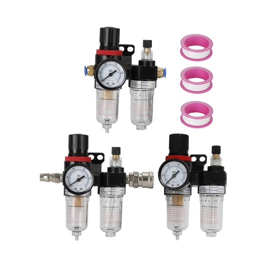 Filtro regulador y separador de agua y aceite para compresor de aire AFR2000 AL2000, AFC-SMPM20