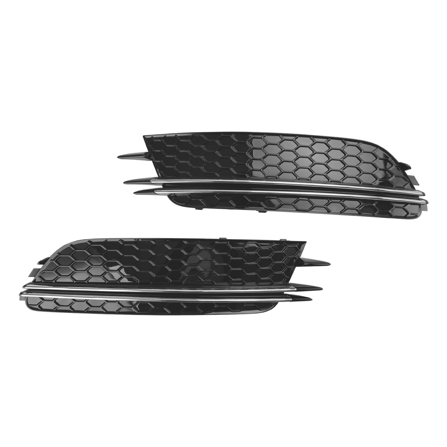 Audi 2012-2015 A6 C7 2PCS Front Fog Light Cover Bezel Grille