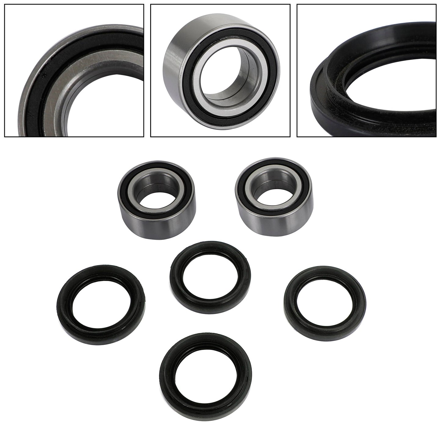 Kit de 2 rodamientos para ambos lados de la rueda delantera para Honda TRX500 FM Foreman 05-13 06