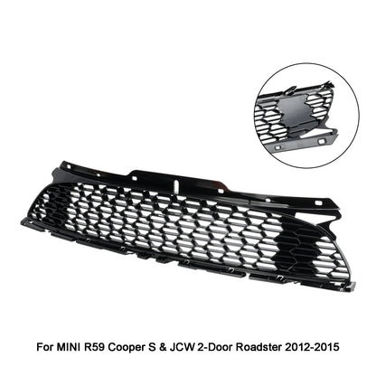 2007.06-2015 Mini Cooper S R55 R56 R57 R58 R59 JCW Style Gloss Black Front Bumper Grill Grille