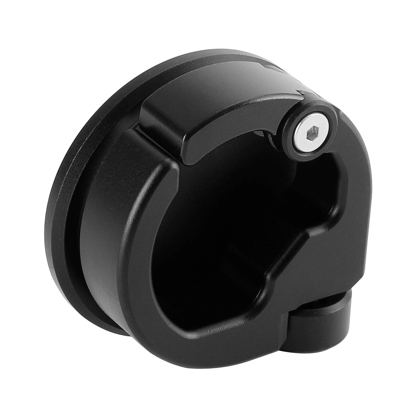 Gancho CNC para casco y portabotellas, compatible con Piaggio Vespa GTS 300 GTV, color plateado