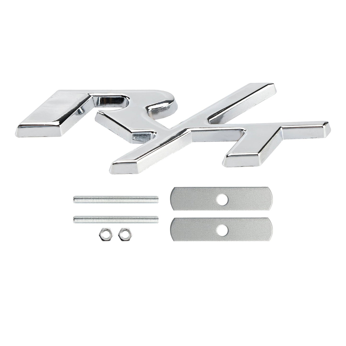R/T Badge Front Bumper Grille Emblem for Dodge Charger Challenger Red / Chrome / Black / Red Black Badge