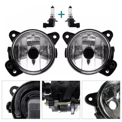 2006-2010 Volkswagen Touareg Pair Front Fog Light With Bulbs 6QD941699 6QD941700