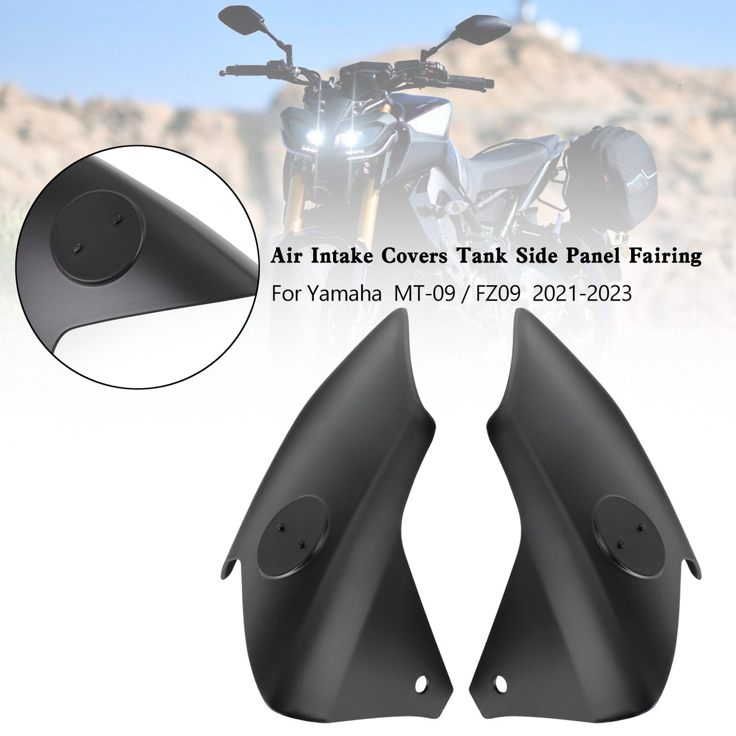 21-23 Yamaha MT-09 / FZ09 Air Intake Covers Tank Side Panel Fairing