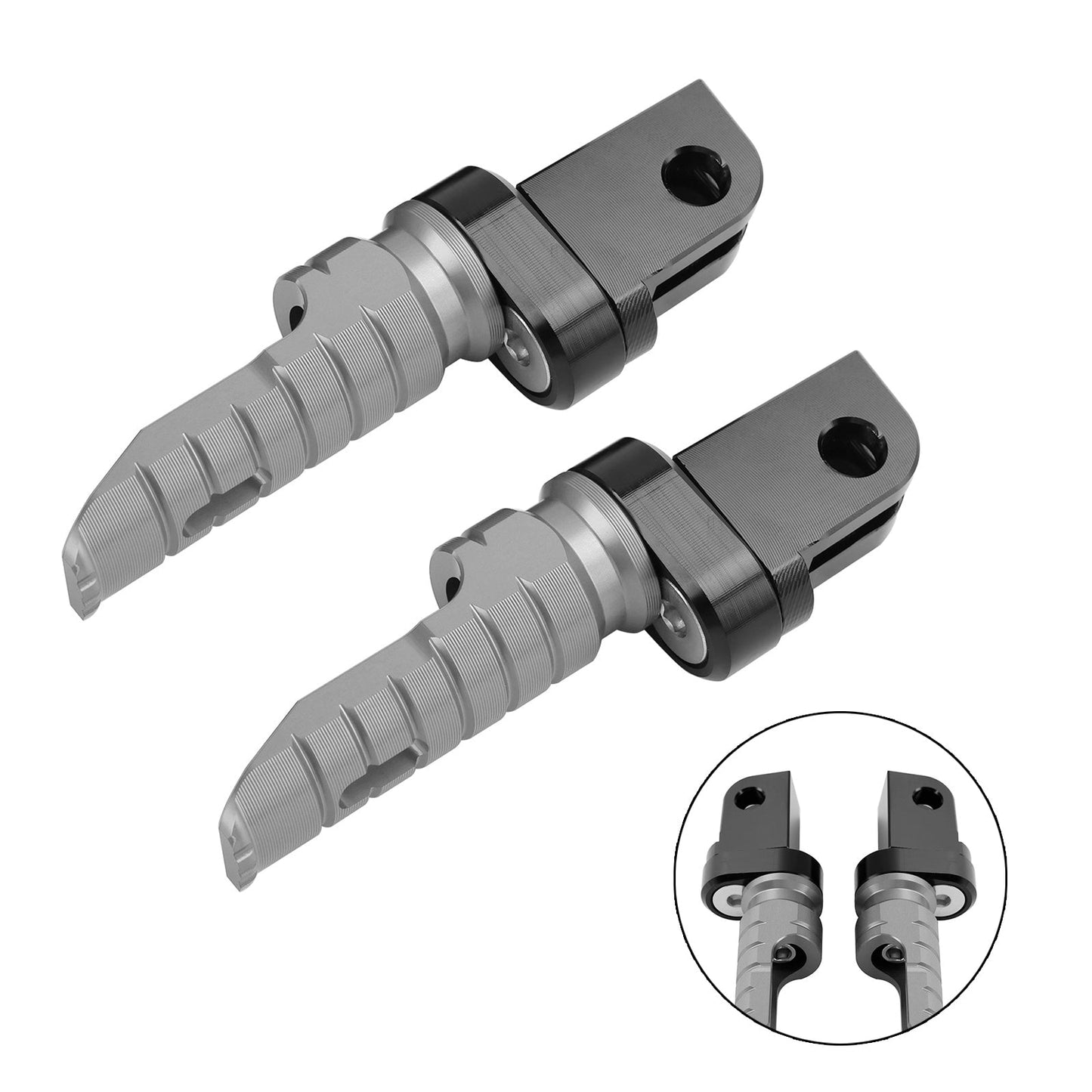 Front Footrests Foot Peg fit for INTERCEPTOR 650 2018-2023 Hunter 350 2022-2023