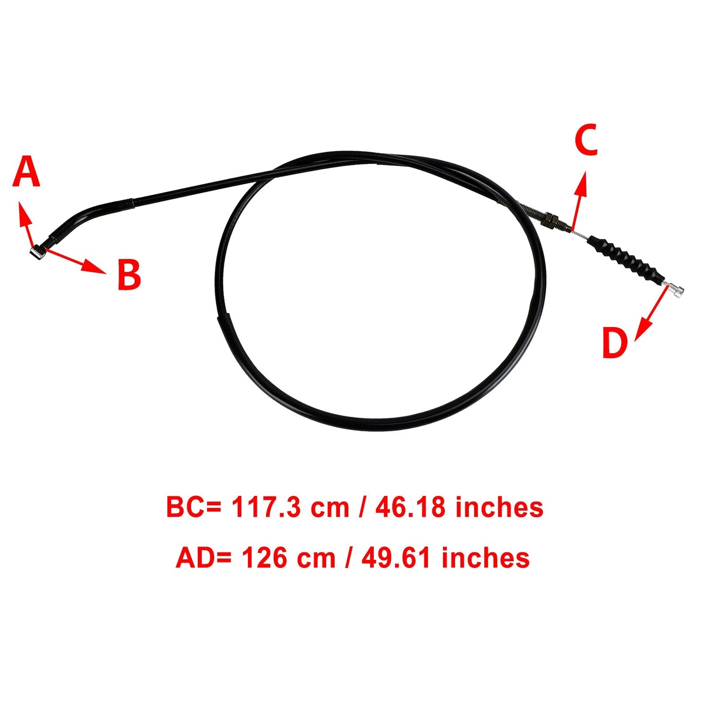 Cable de embrague de repuesto compatible con BMW G310GS y G310R (2016-2019) 32738563262