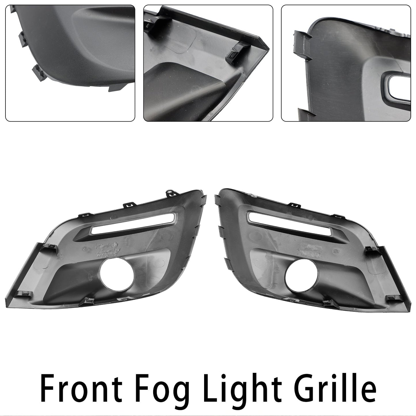 2015-2018 Peugeot Partner Front Bumper Foglight Grille Black Grill