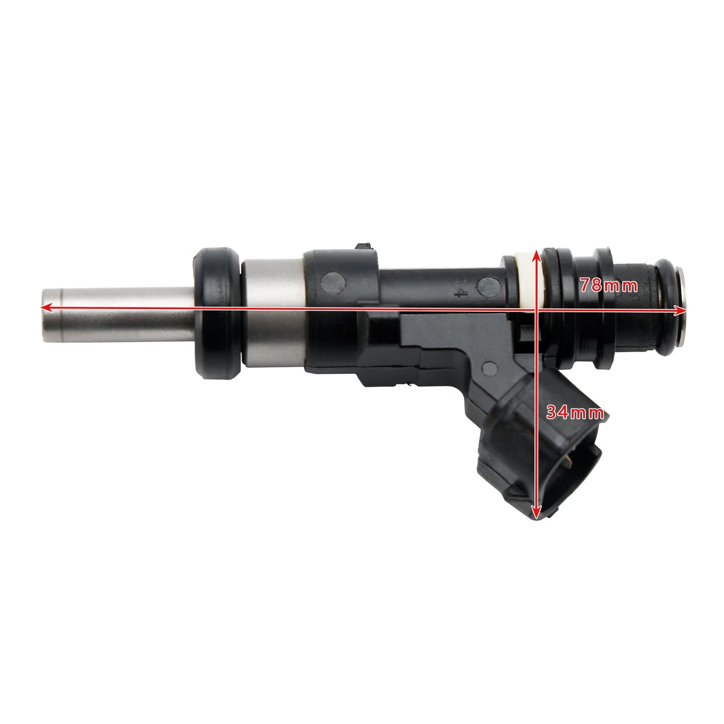 2 inyectores de combustible para motores fueraborda Suzuki DF de 15 HP, 9,9 HP y 20 HP (15710-89L00)