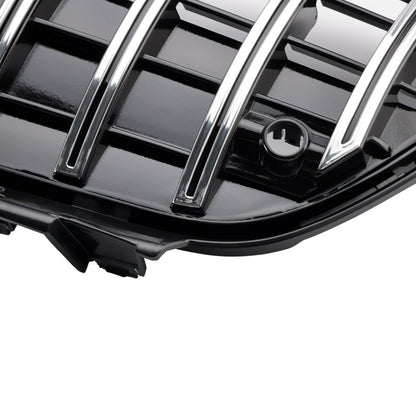 Chrome Front Upper Lower Grille Fit Mercedes SLK-Class R172 SLK55 2011-2016
