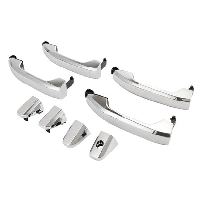 2016-2018 Chevrolet Silverado 1500 Custom 4pcs Exterior Door Handle Chrome 14575050