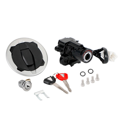Kawasaki Ninja 400 Z400 2018-2023 Ignition Key Switch Tank Cap Seat Lock Set