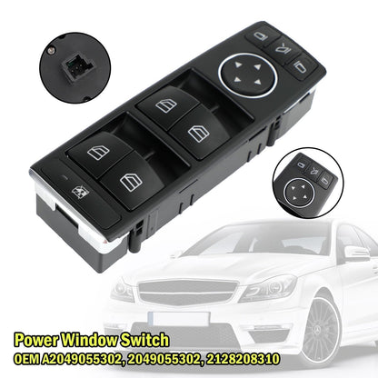 2007-2013 Mercedes-Benz E550 E63 Power Window Switch Front Left 2049055302 2128208310