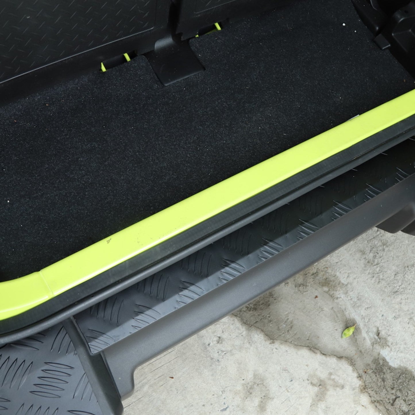 2019-2023 Suzuki Jimny Sierra JB74 3xBlack Alloy Rear Bumper Protector Guard Panel Trim