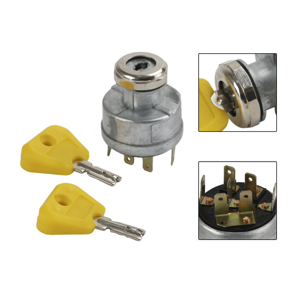 7004147 2368655 2782017 Interruptor de encendido para montacargas Clark con 2 llaves