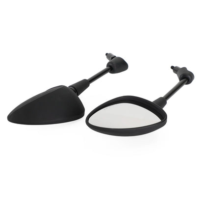 2014+ Piaagio/Vespa Sprint 50/125/150 cc 2T/4T Mirror Pair Black