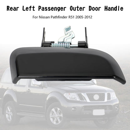 2005-2012 Nissan Pathfinder LE 4.0L V6 82607-EA502 Rear Passenger Outer Door Handle