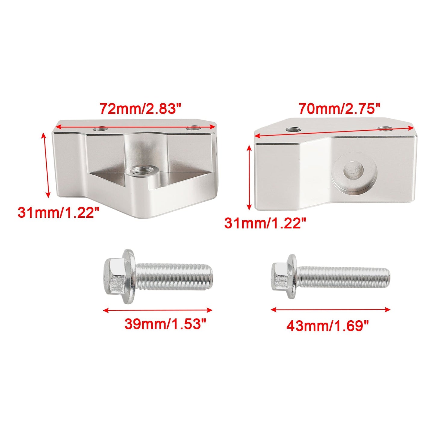 LS gen III harnesses and gen III knock sensors LS1/LM7/LR4/LQ4/LS6/L59/LQ9/LM4/L33 Knock Sensor Relocation Brackets