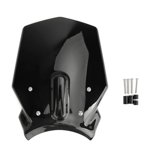 Pare-brise de moto en plastique ABS pour Honda CB125R CB300R 2018-2019, noir
