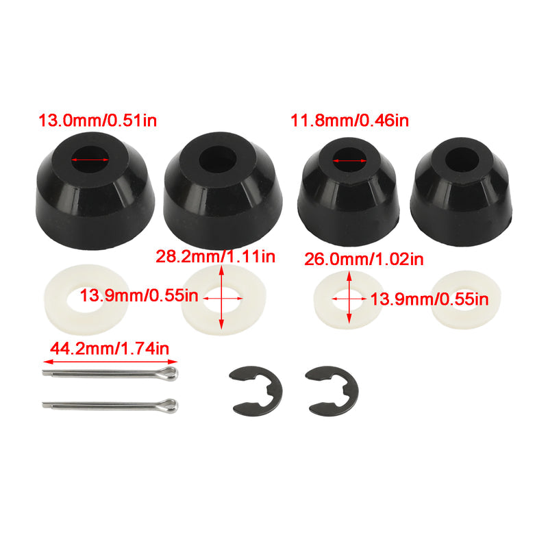 Inner/Outer Tie Rod Poly Boots Upgrade Kit Fits For Kubota BX GR
