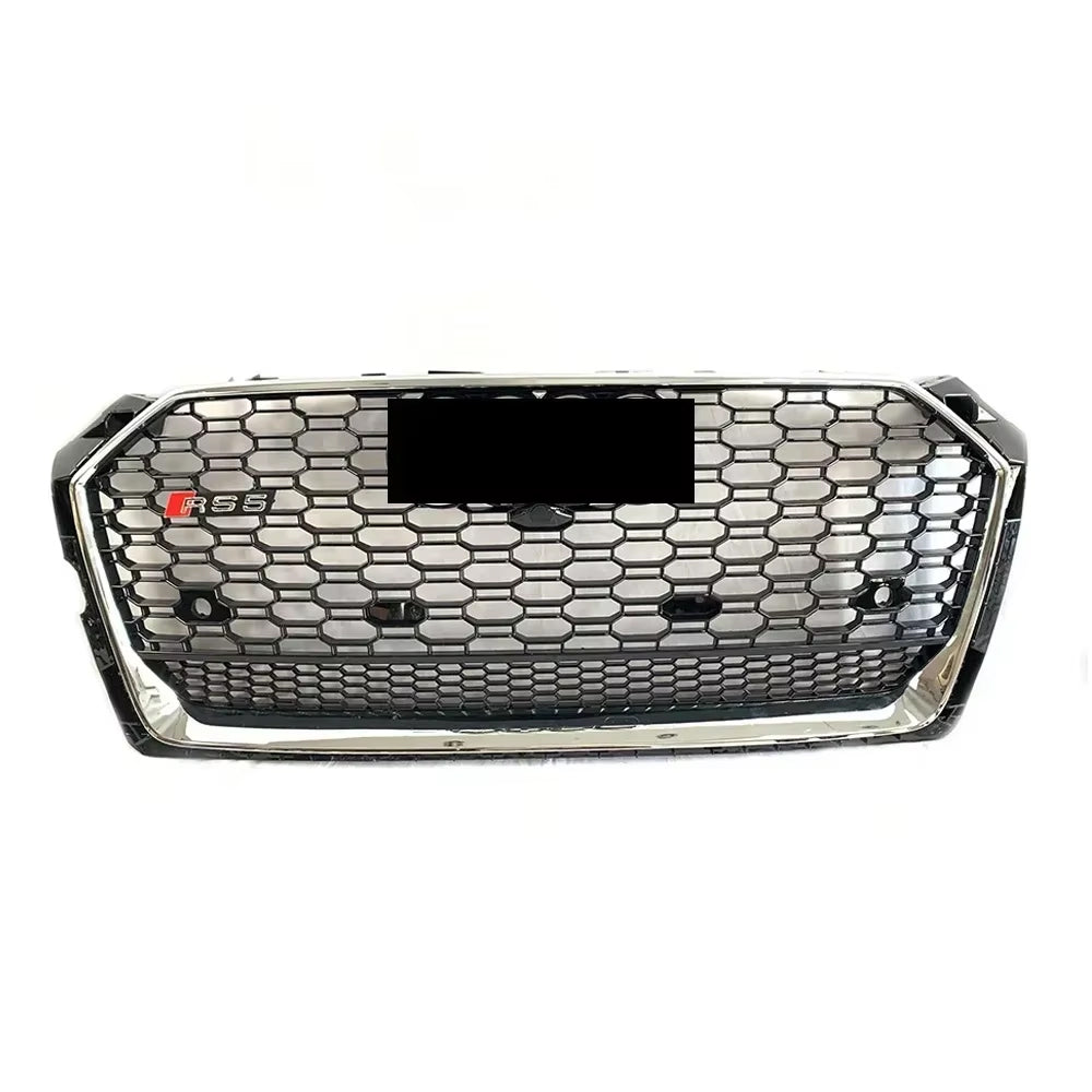 2017-2019 Audi A5 S5 F5 To RS5 Style Bumper Grill Upper Grille With Quattro