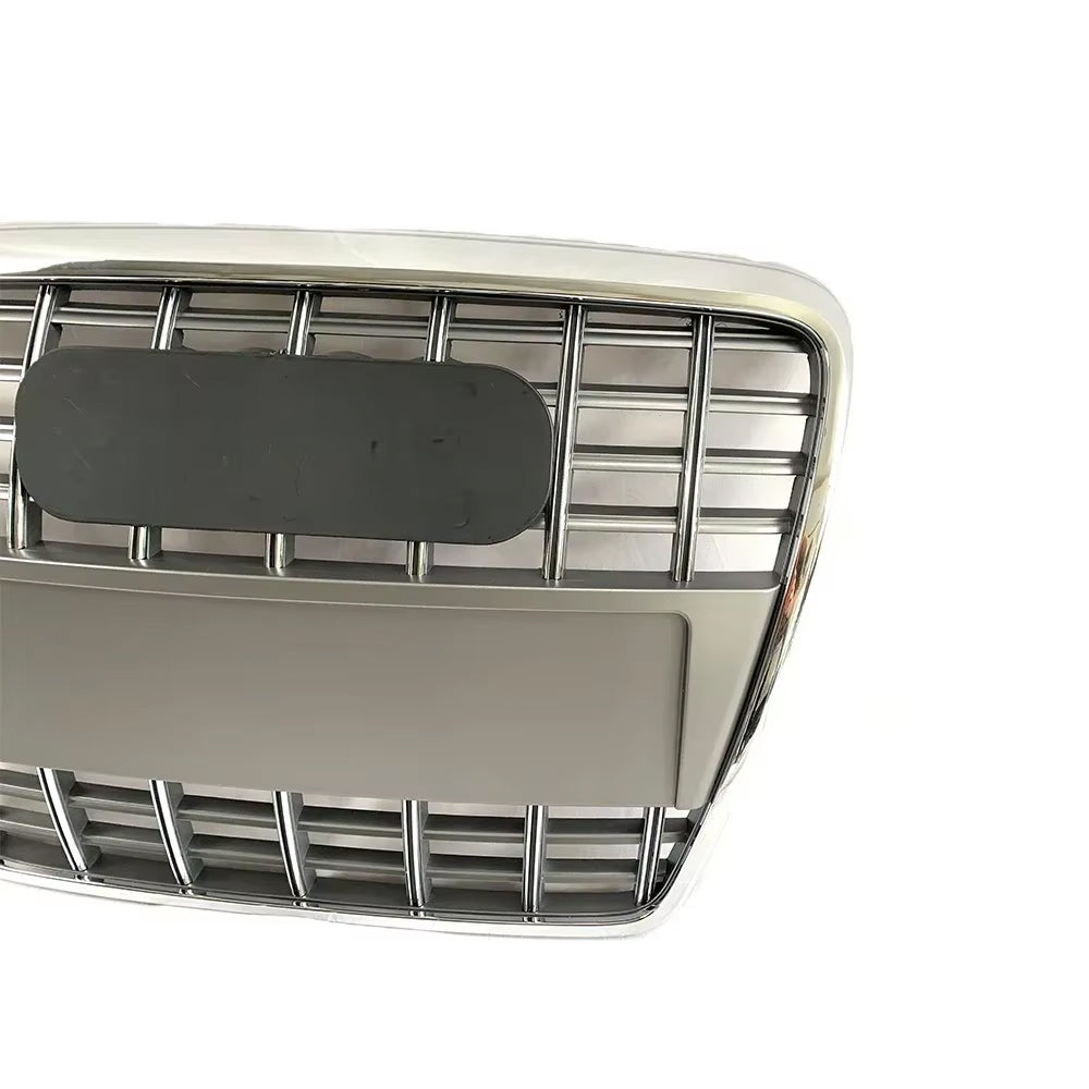 2005-2011 Audi A6 S6 C6 To S6 Style Front Bumper Grille Grey And Chrome Trim Grill High Quality Upper Grille