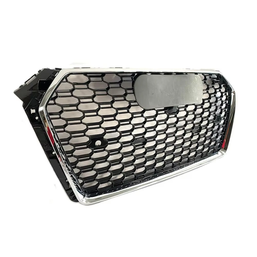 2016-2019 Audi A4 S4 B9 To RS4 Style Front Bumper Grill High Quality Honeycomb Upper Grille