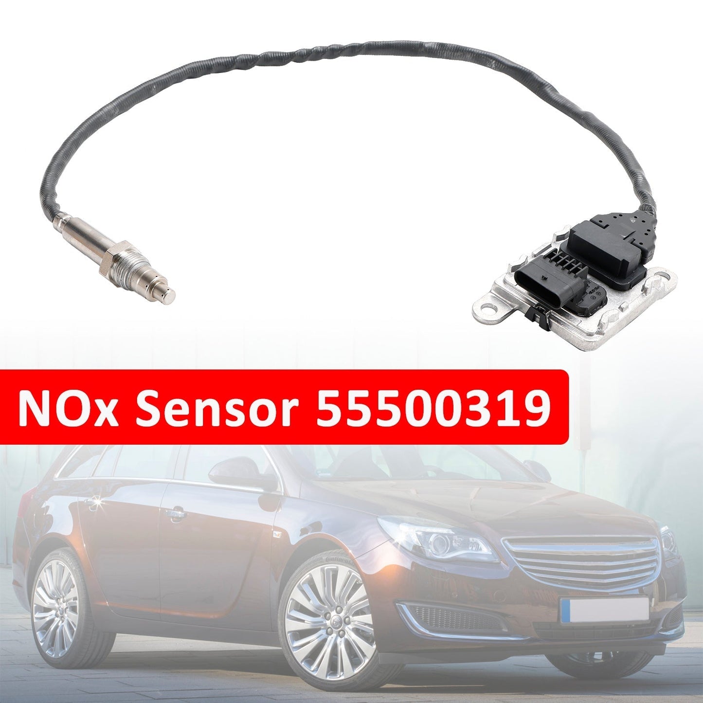 Vauxhall Insignia 2.0 CDTi 170 hp 2014-2017, solo motor B20DTH, posición del sensor de NOx 1, delantero 55500319