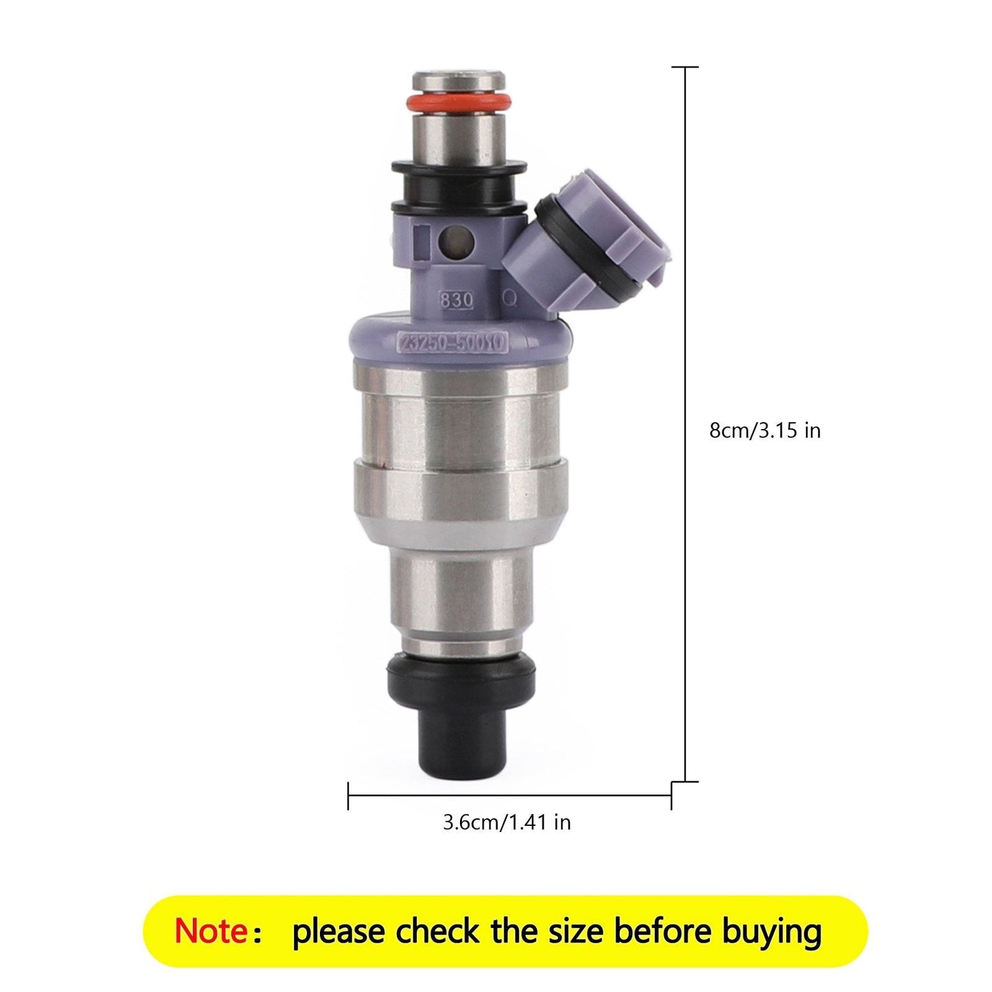 Injecteurs de carburant 23250-50010 pour Lexus LS400 4.0L V8 1990-1992