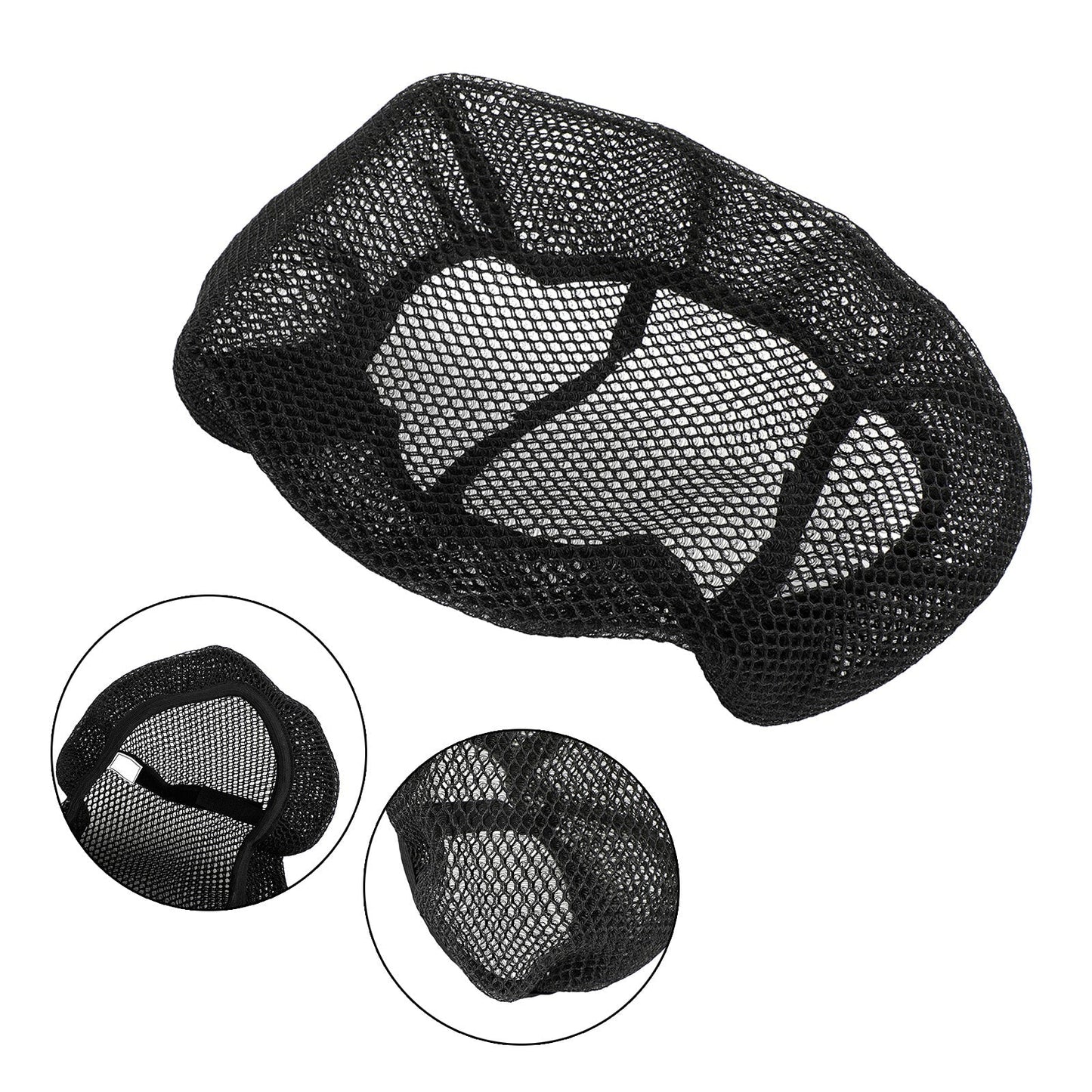 Housse de siège universelle en maille résistante à la chaleur pour moto, scooter, moto, taille XXXL