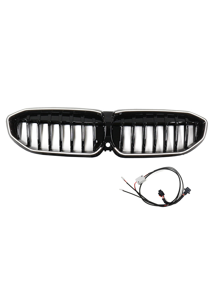 2019-2022 Glossy Black Kidney Grille Grill 51138072085 Fit BMW 3 Series G20