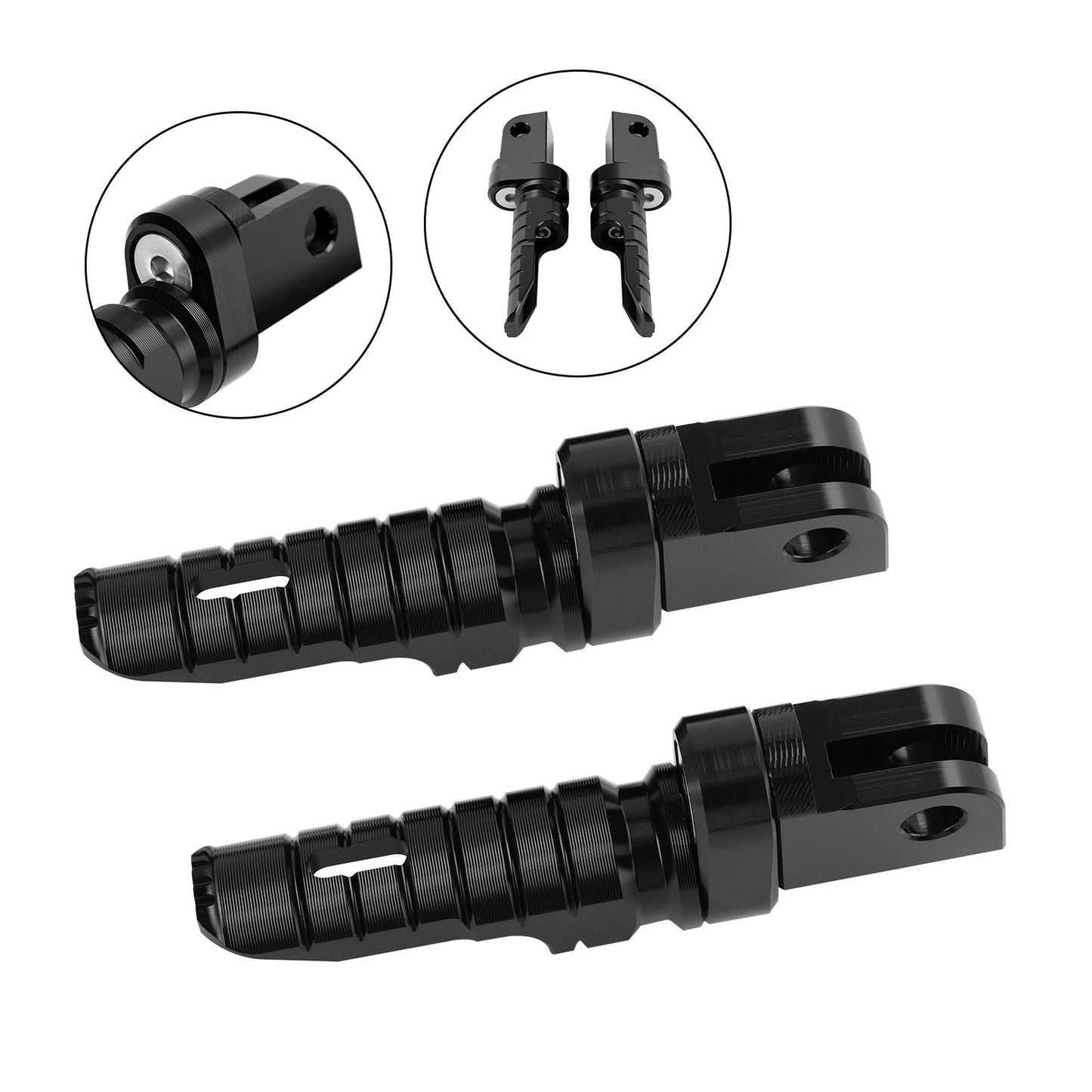 Front Footrests Foot Peg fit for INTERCEPTOR 650 2018-2023 Hunter 350 2022-2023