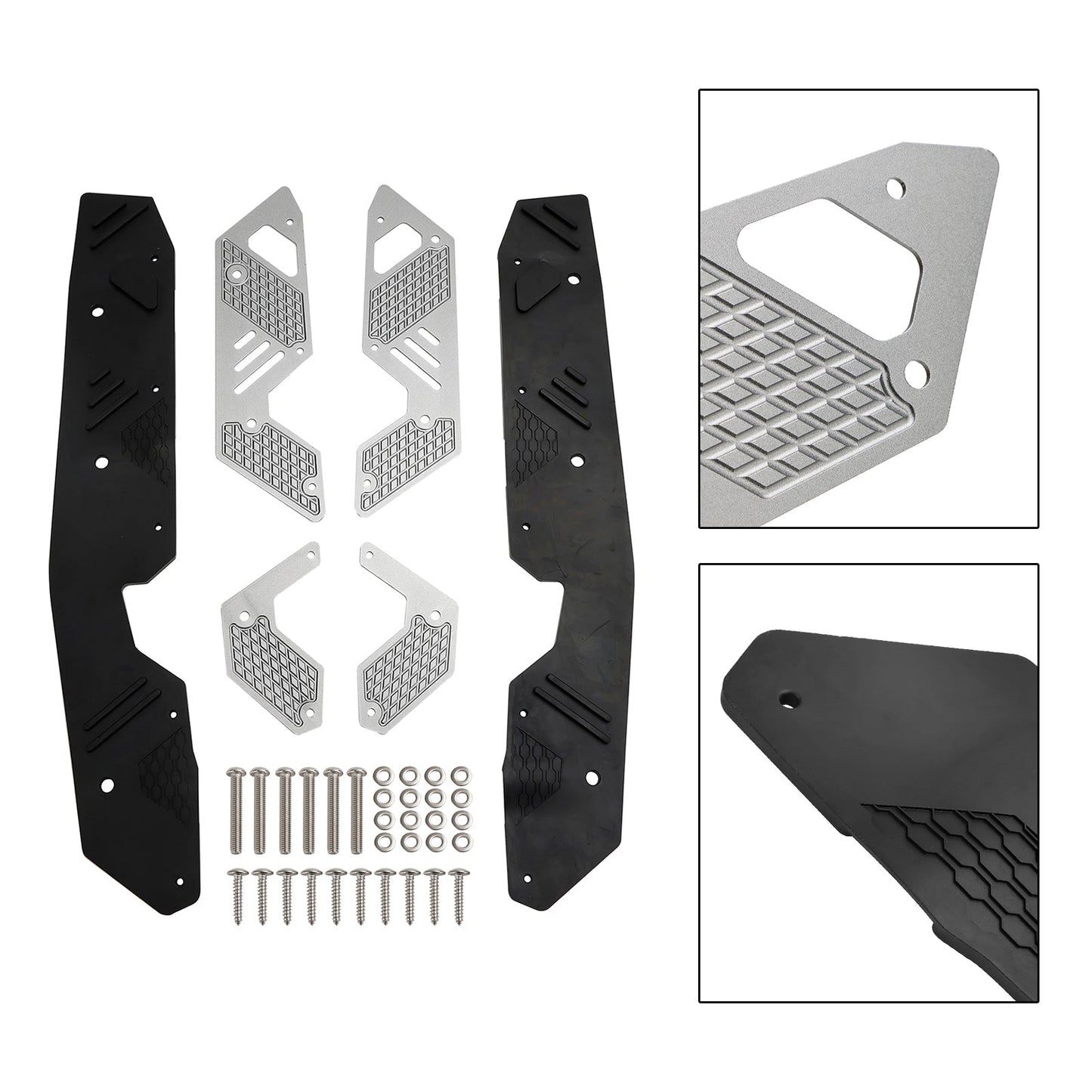 Reposapiés, estriberas, pedal, placa de protección, compatible con HONDA ADV160 2022-2023