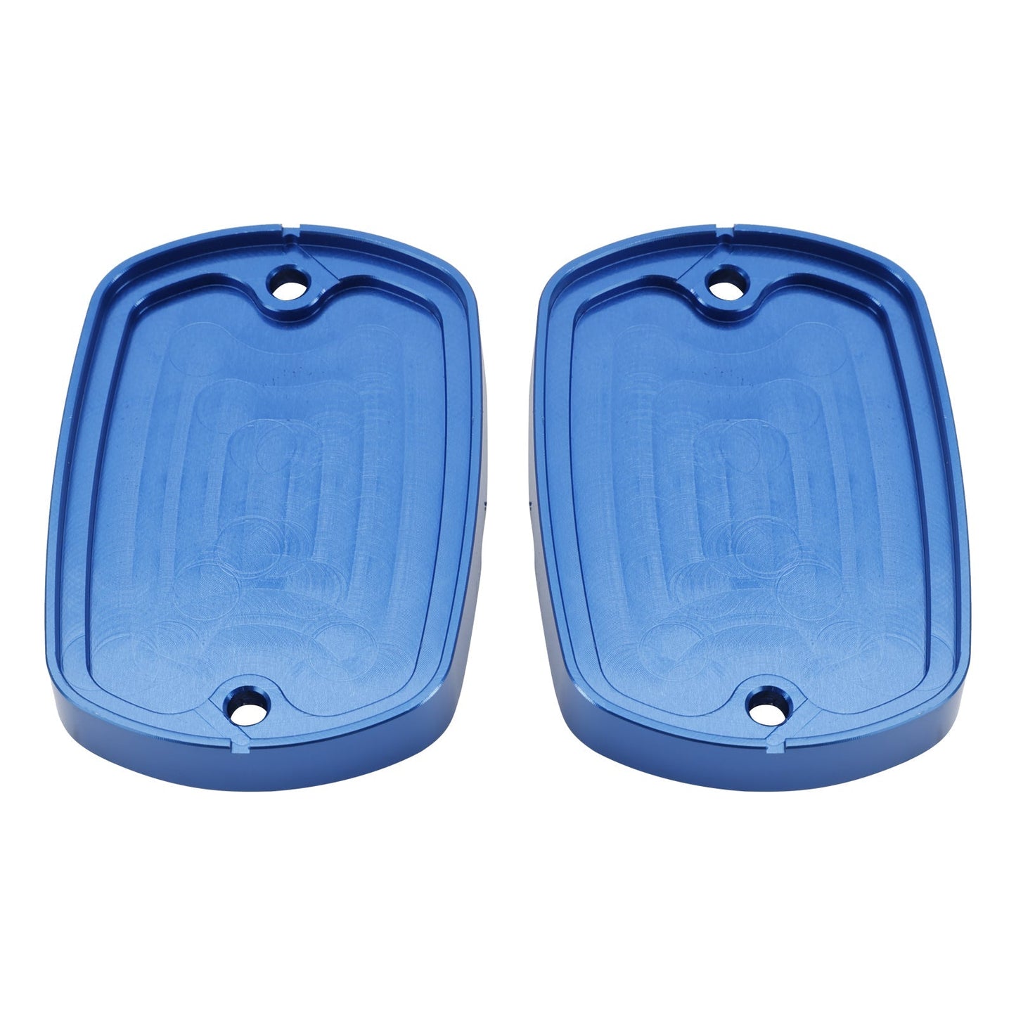 2004-2024 Yamaha T-MAX 500/530/560 CNC Blue Brake Fluid Reservoir Caps Kit